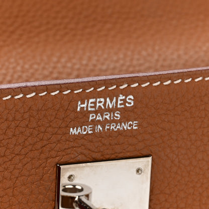 Hermes Togo Kelly Retourne 35 Gold 6 of 15