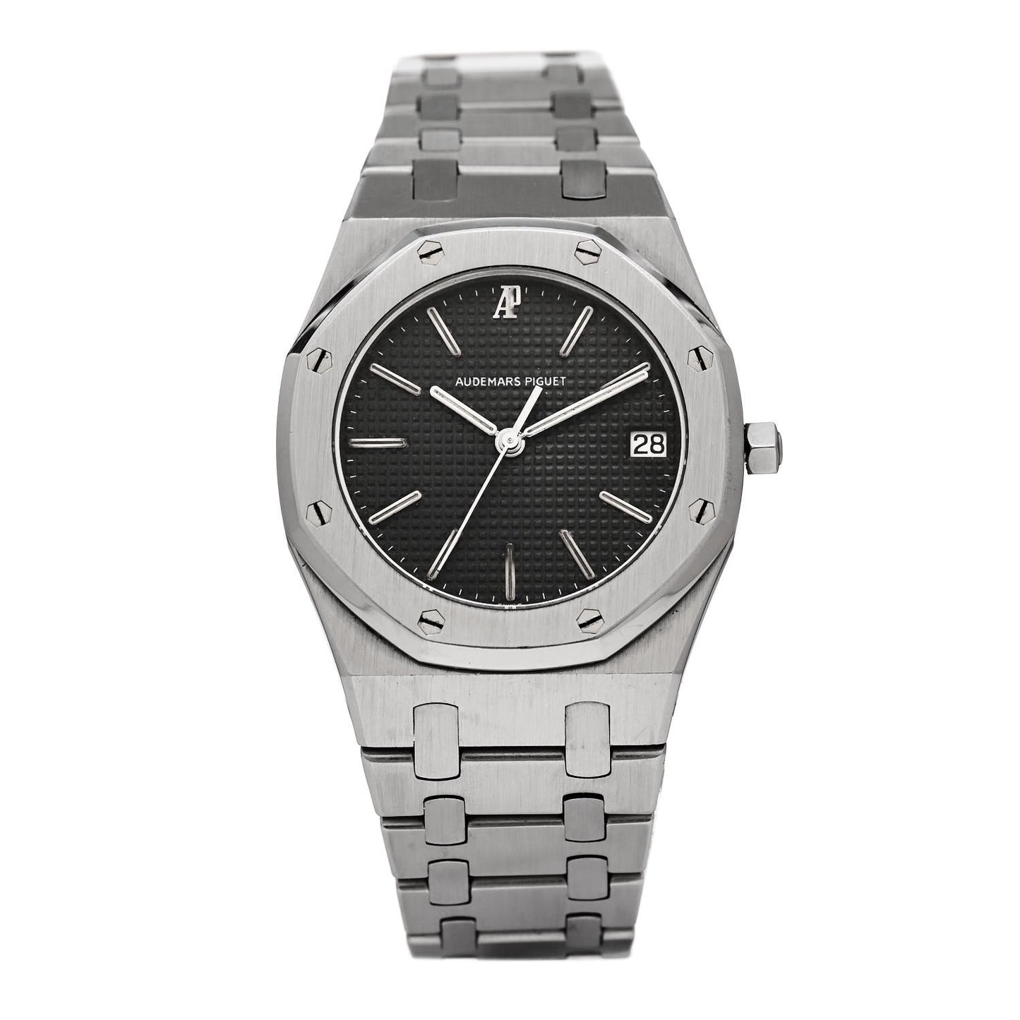 Stainless Steel 36mm Royal Oak Quartz Watch Black 56023ST