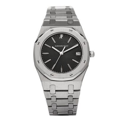 Audemars Piguet Stainless Steel 36mm Royal Oak Quartz Watch Black 56023ST 1 of 5