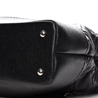 Chanel Lambskin Caviar Quilted Bi Coco Large Shopper Tote Black 9 of 9