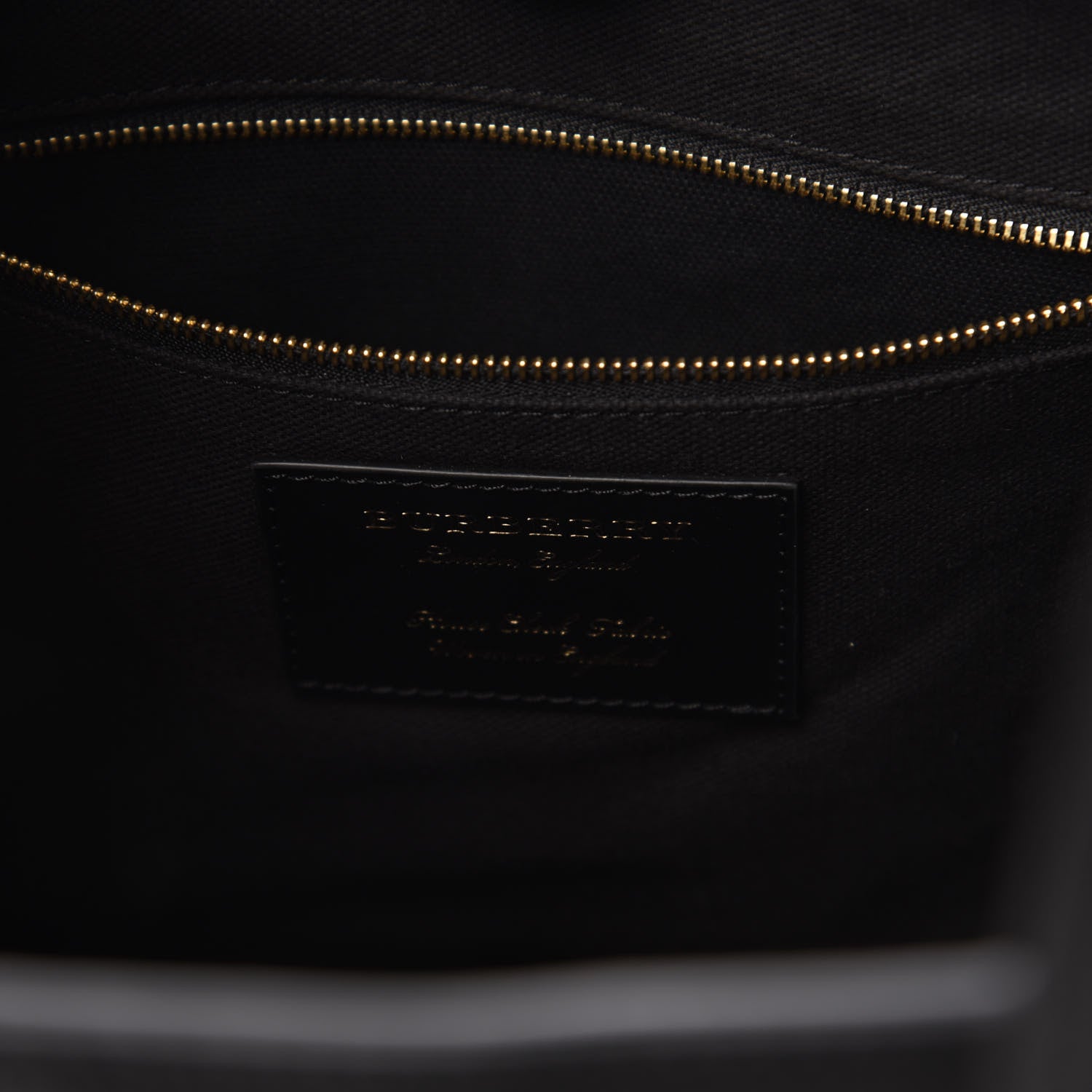 Burberry Grainy Calfskin House Check Small Canterbury Black 8 of 10