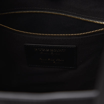 Burberry Grainy Calfskin House Check Small Canterbury Black 8 of 10