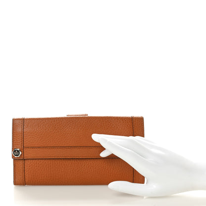 Gucci Calfskin Continental Charmy Wallet Brown 2 of 9