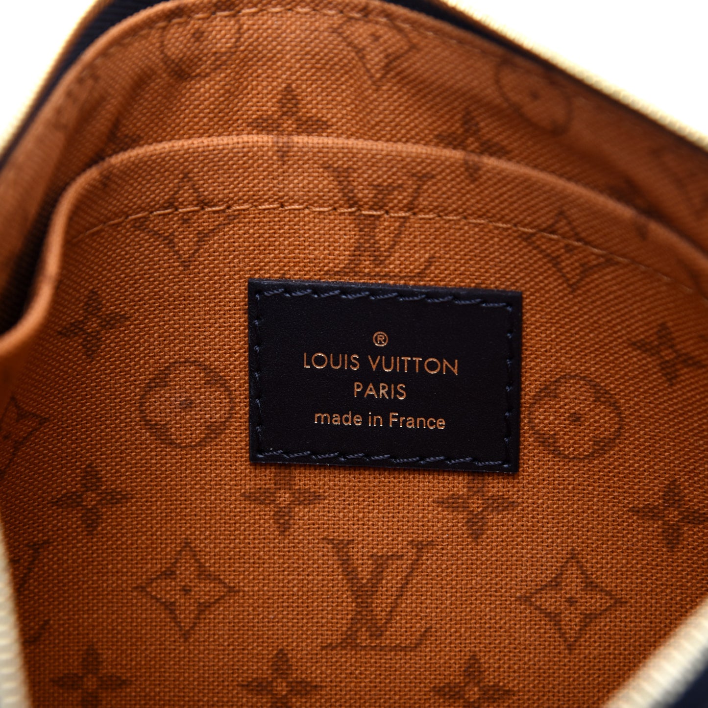 Monogram Giant Crafty Neverfull MM GM Pochette Creme Caramel