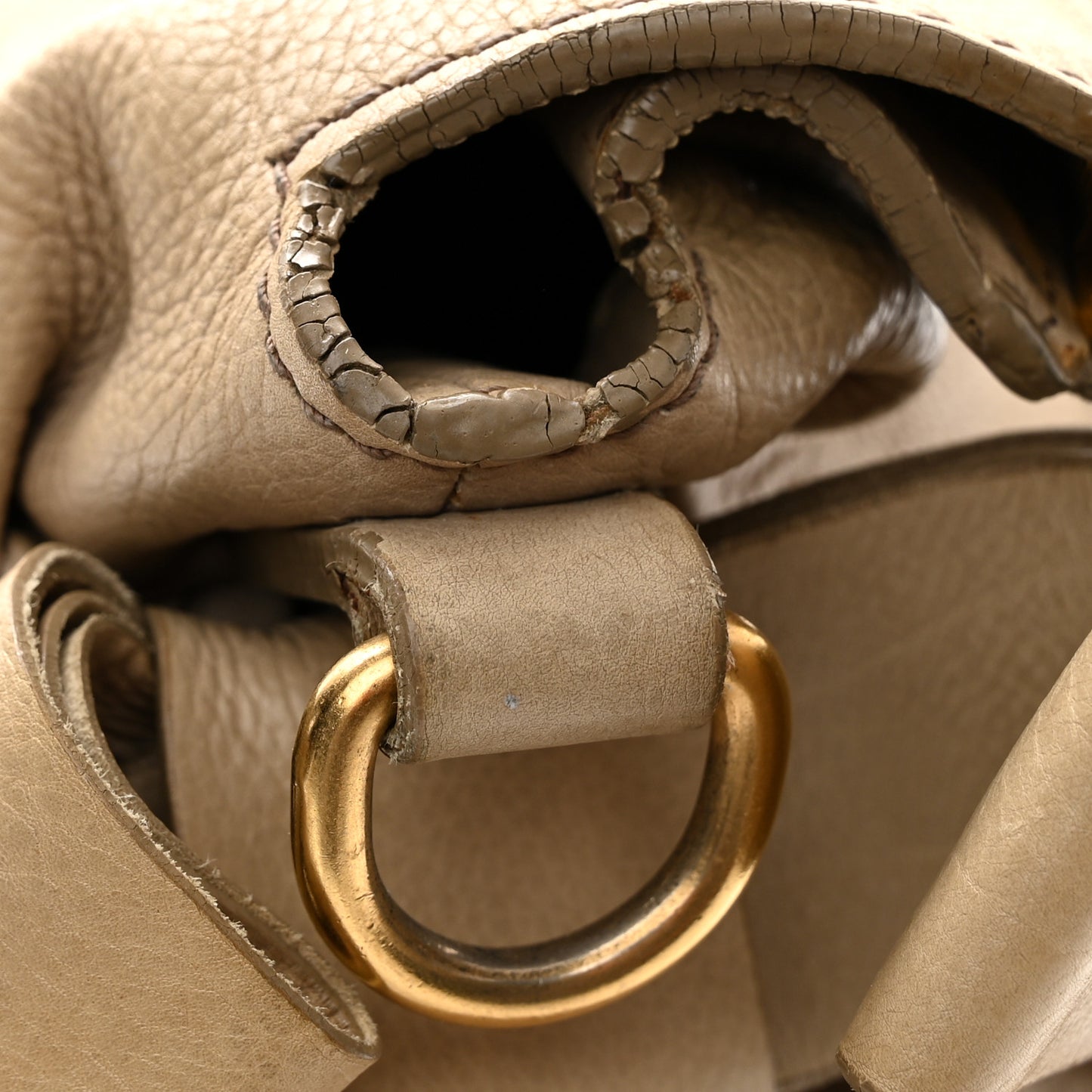 Vitello Lux Bow Bag Beige