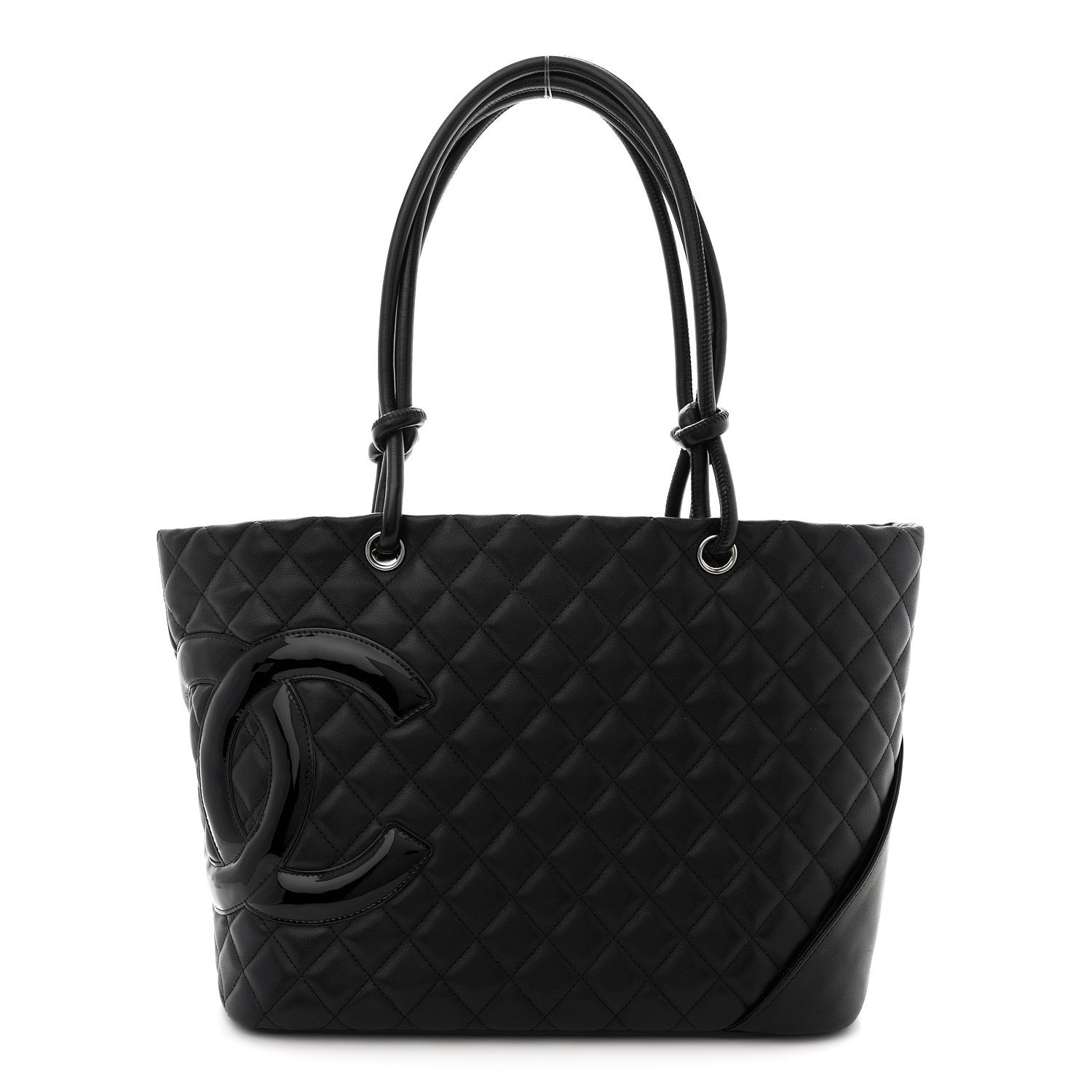 Chanel Calfskin Quilted Large Cambon Tote Black 1 of 14