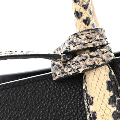 Saint Laurent Grained Calfskin Python Embossed Nano Sac De Jour Black 13 of 14