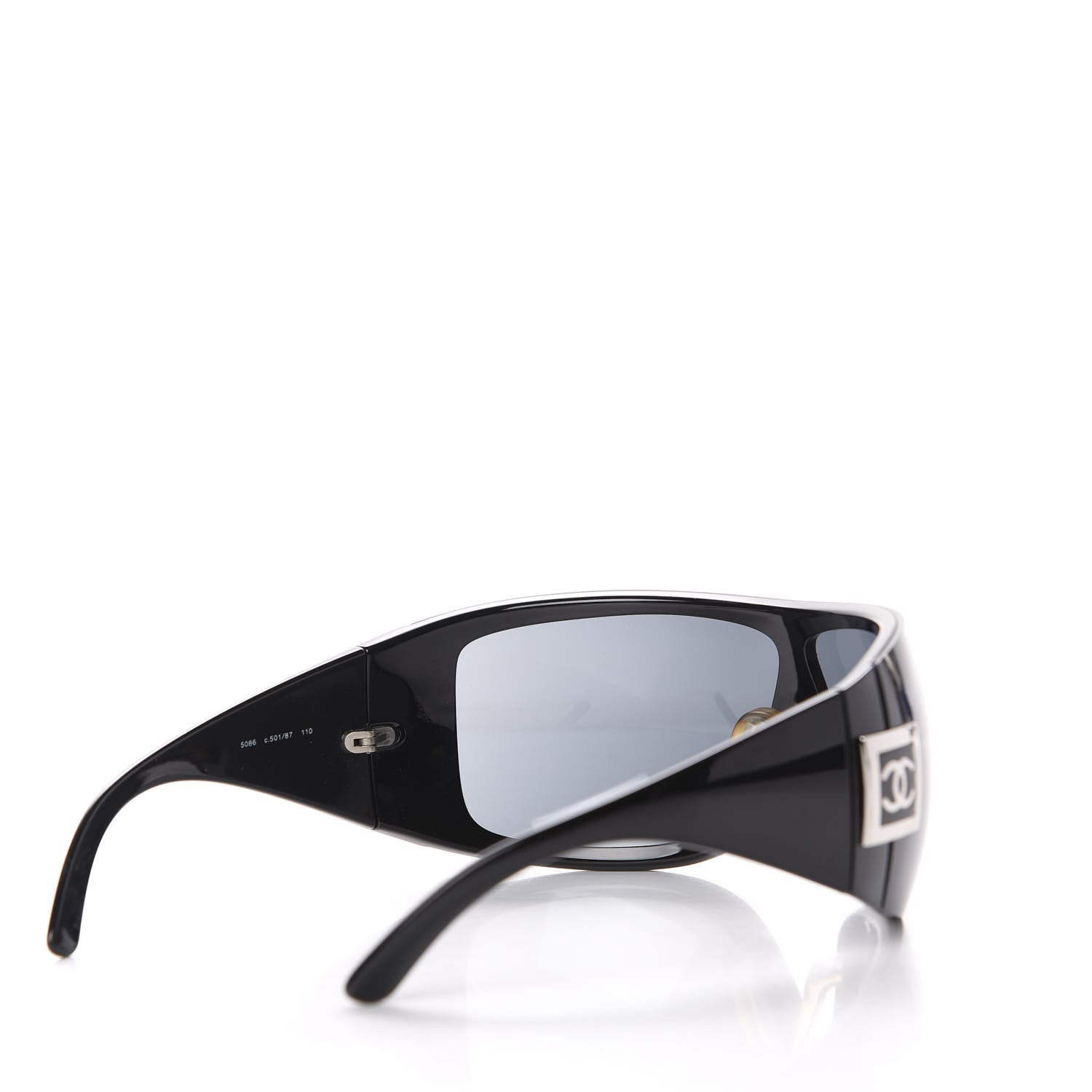 Chanel CC Logo Sunglasses 5086 Black 2 of 7
