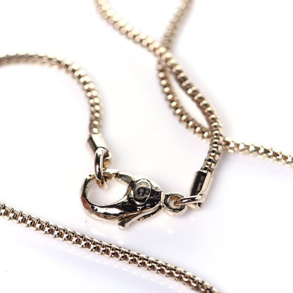 Chanel Resin Along The Nile CC Pendant Necklace Gold Purple 5 of 6