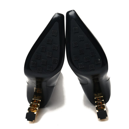 Givenchy Grained Calfskin G Cube Knee High Boots 38.5 Black 5 of 7