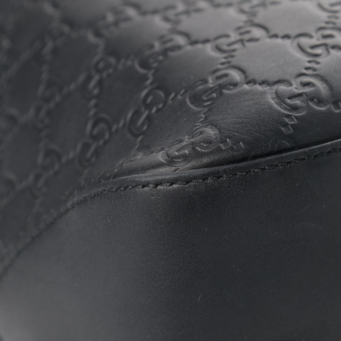 Guccissima Signature Large Linea A Hobo Black