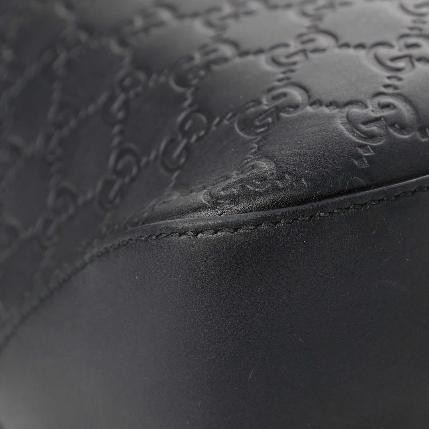 Gucci Guccissima Signature Large Linea A Hobo Black 8 of 16