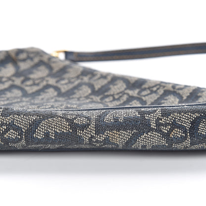 Christian Dior Monogram Mini Saddle Pochette Navy 8 of 10