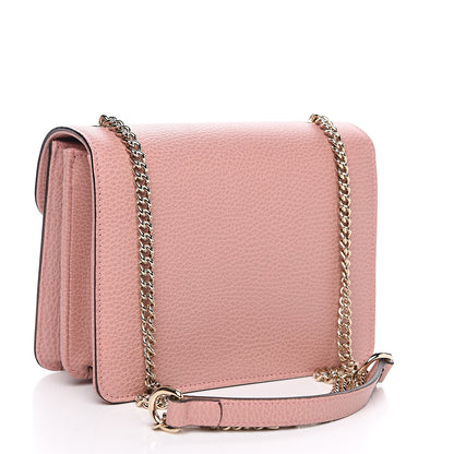 Gucci Dollar Calfskin Small Interlocking G Shoulder Bag Soft Pink 2 of 8