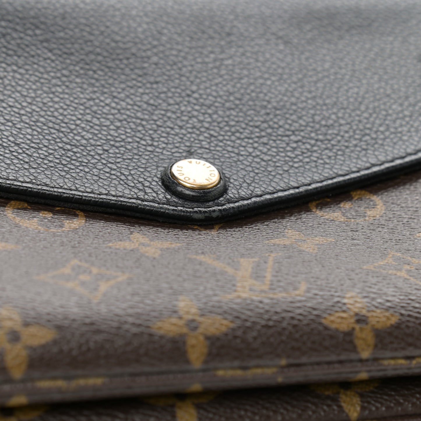 Monogram Twice Pochette Black
