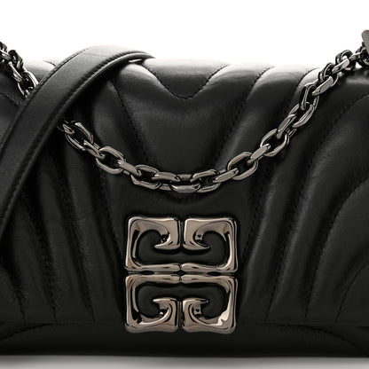 Givenchy Calfskin Quilted Small 4G Shoulder Bag Black 7 of 10