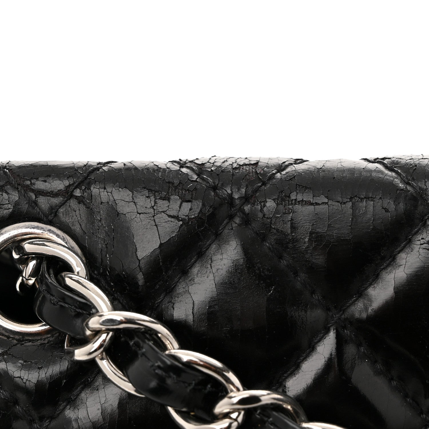Chanel Vinyl Quilted In the Business Flap Bag Black 11 of 13
