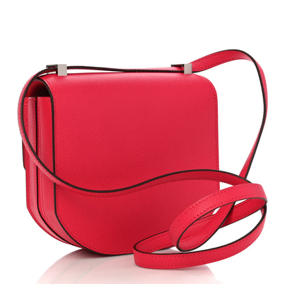 Hermes Epsom Mosaique Au 24-17 Rose Extreme 3 of 10
