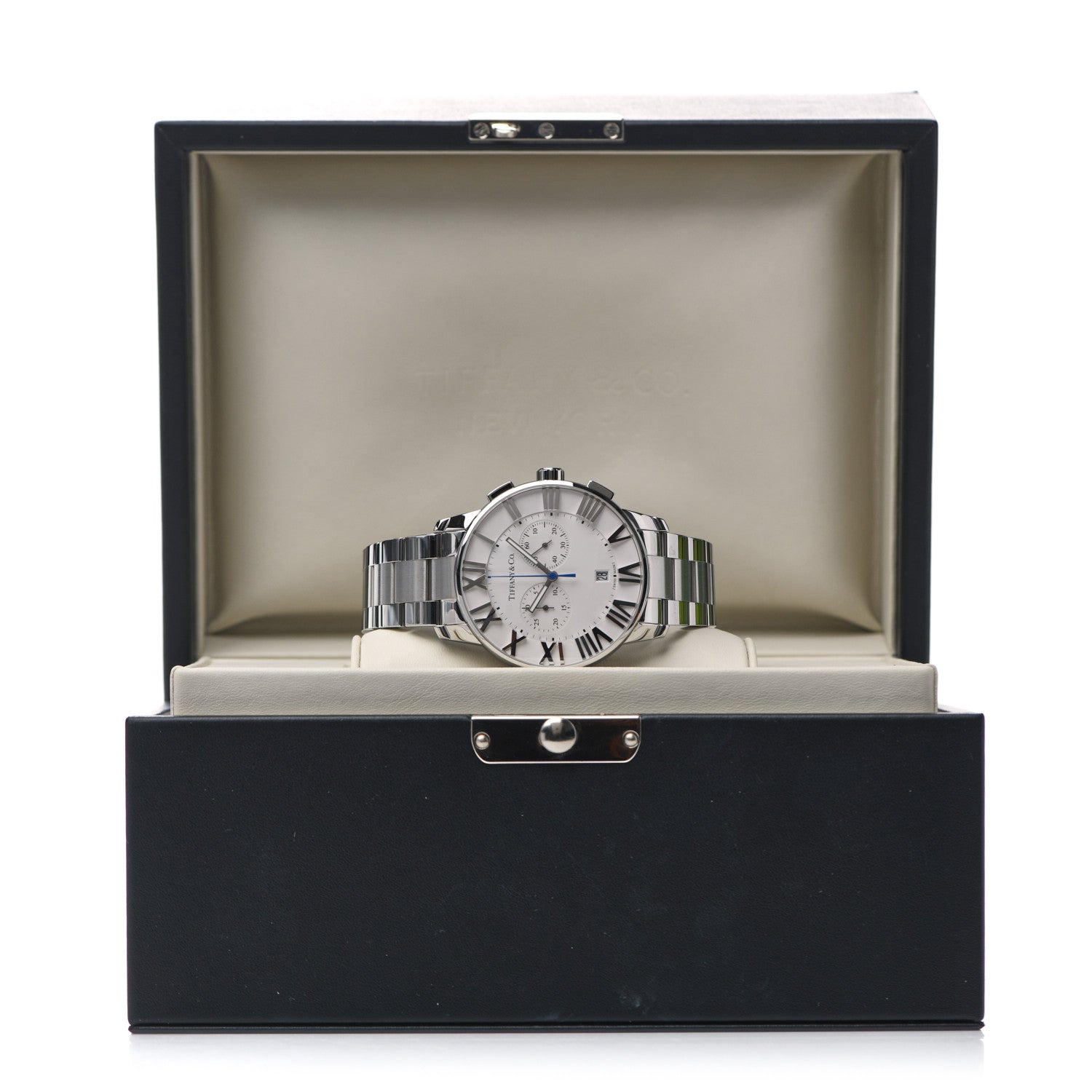 Tiffany Stainless Steel 42mm Atlas Chronograph Quartz Watch 5 of 5