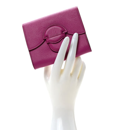 Hermes Chevre Mysore 1938 Wallet 19 Rose Pourpre 2 of 6