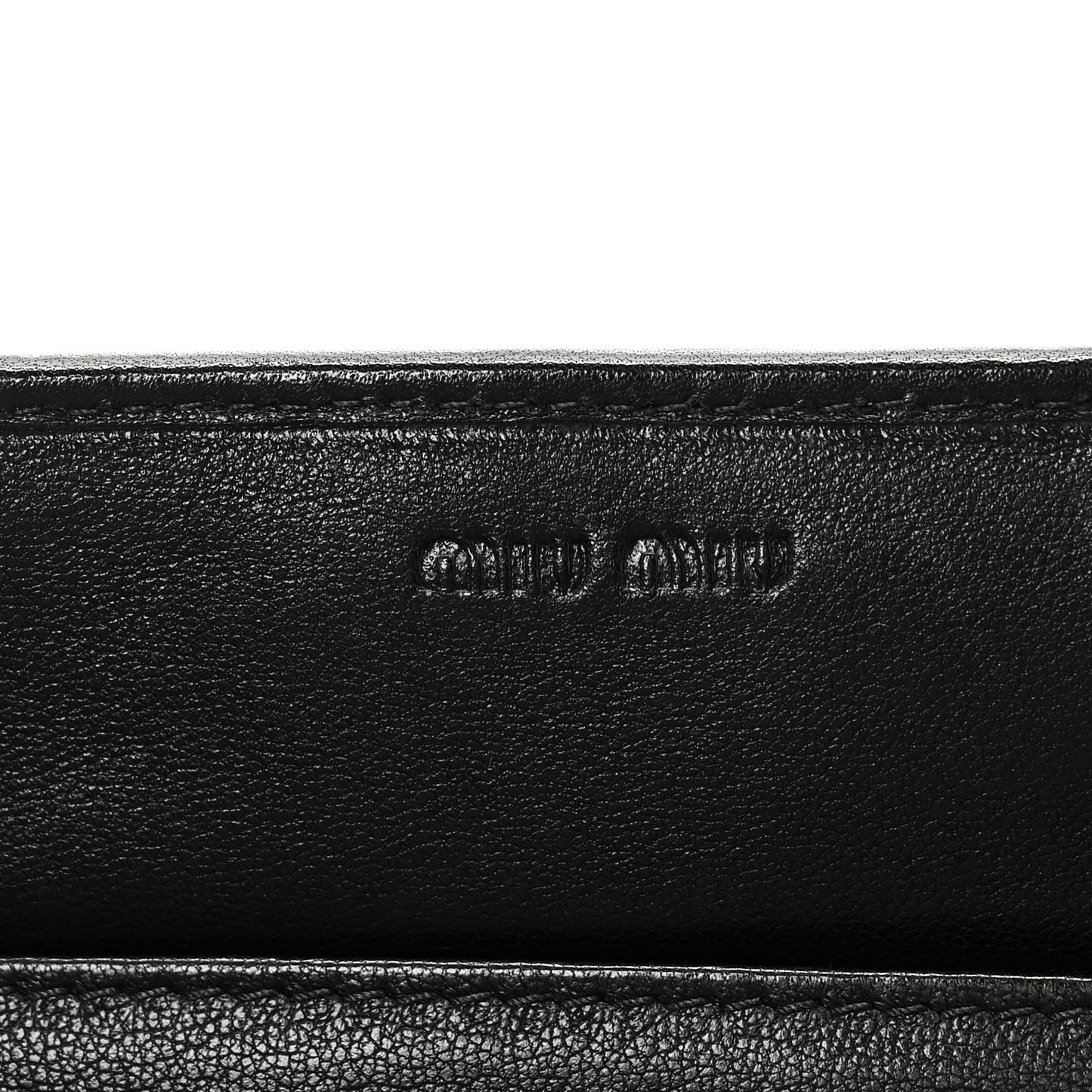 Nappa Quilted Flap Wallet Inchiostro