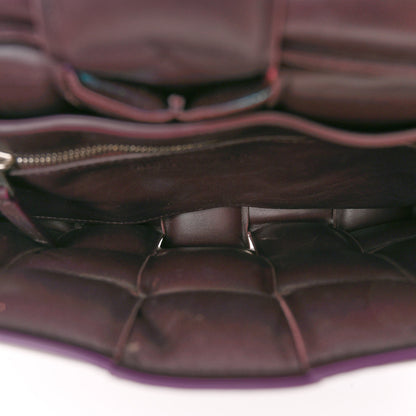 Bottega Veneta Glossy Nail Polish Nappa Maxi Intreccio Padded Cassette Crossbody Bag Holographic 5 of 9