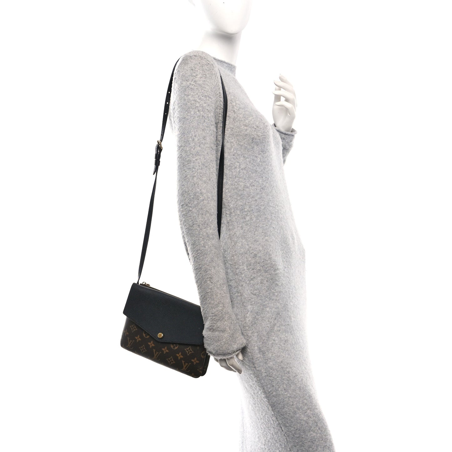 Monogram Twice Pochette Black