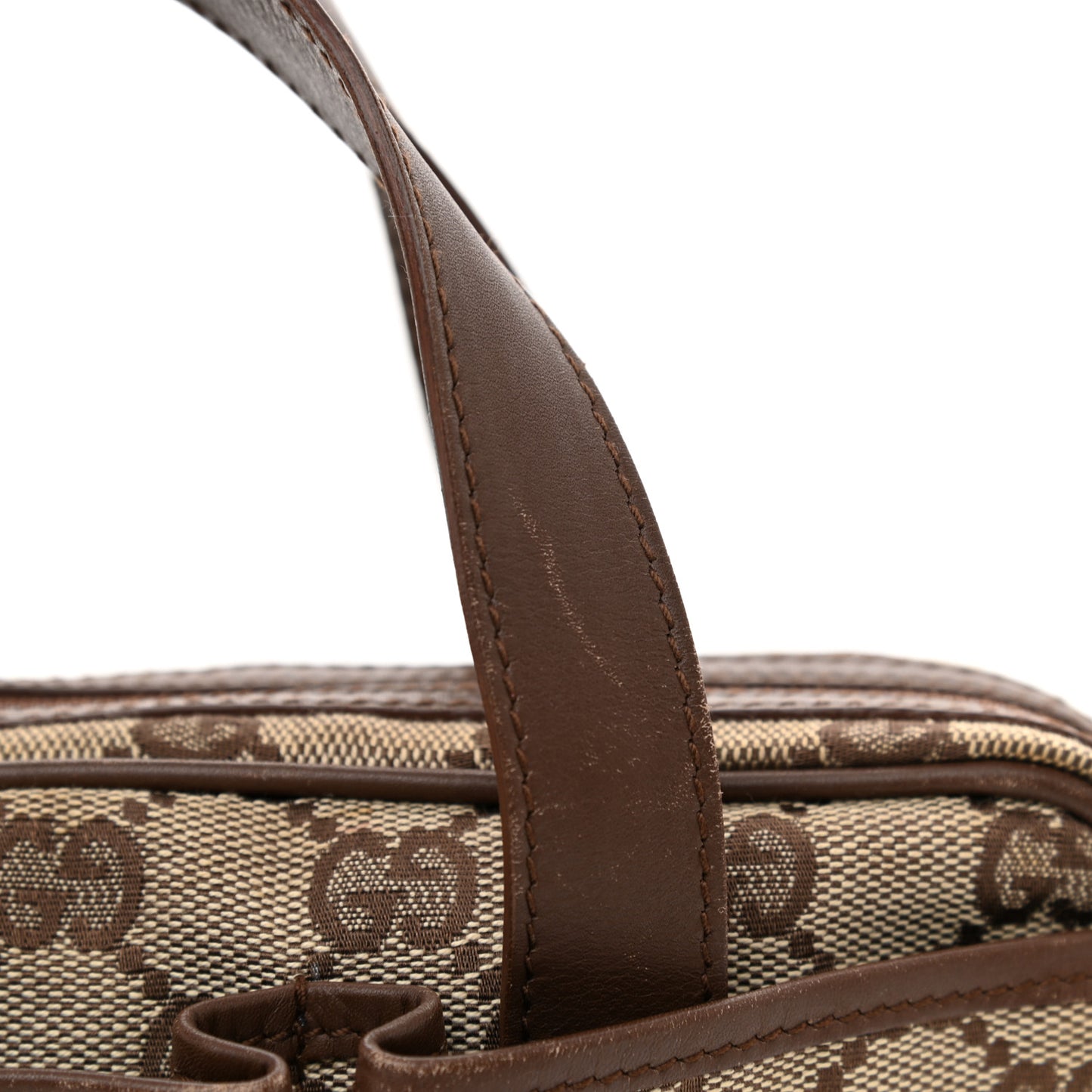 Monogram Travel Cosmetic Bag Brown