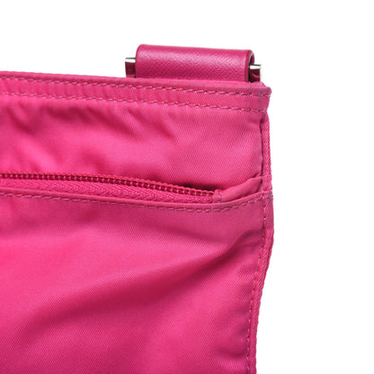 Prada Nylon Vela Flat Messenger Bag Fuxia 13 of 18
