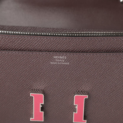 Hermes Epsom Enamel Constance Long Wallet To Go Wallet Rouge Sellier Framboise 6 of 11