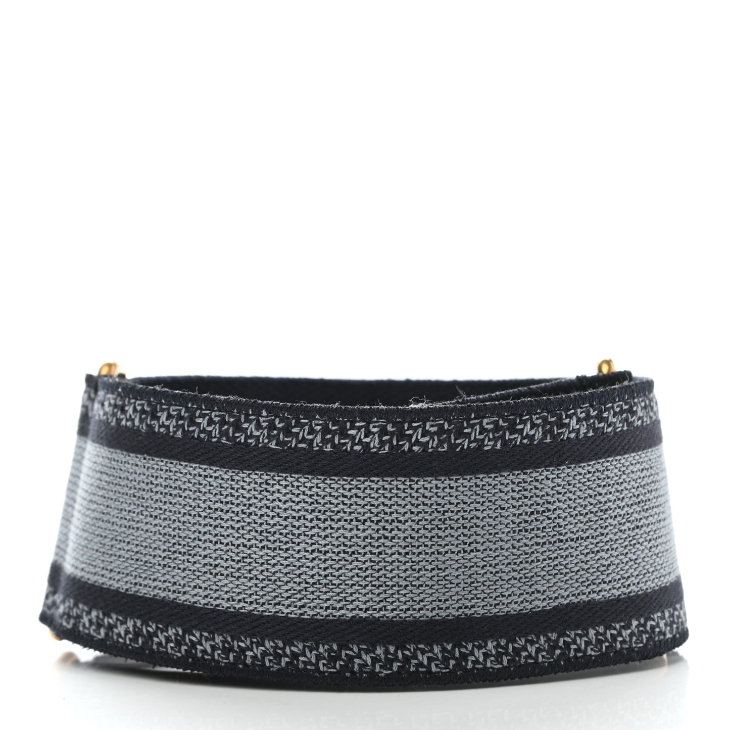 Canvas Embroidered Adjustable Shoulder Strap Blue