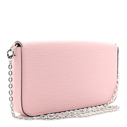 Louis Vuitton Epi Pochette Felicie Rose Ballerine 4 of 12