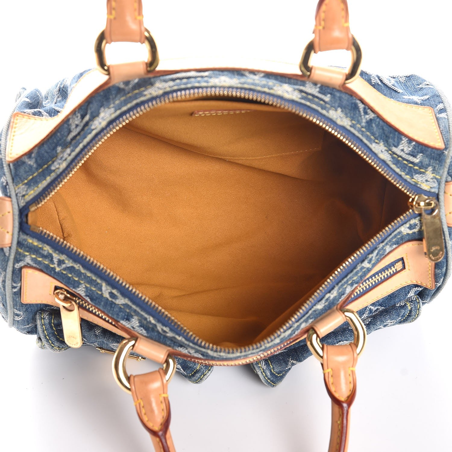 Louis Vuitton Monogram Denim Neo Speedy Blue 5 of 8