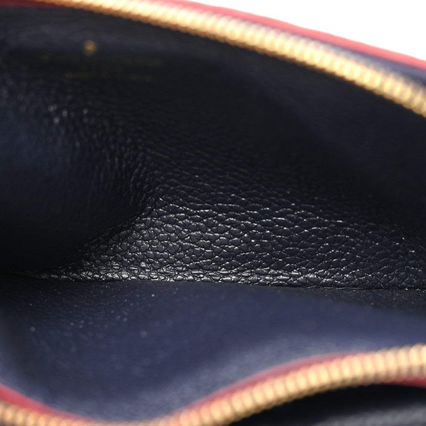 Empreinte Recto Verso Card Holder Marine Rouge