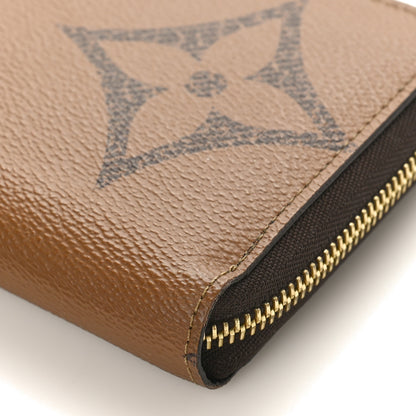 Louis Vuitton Reverse Monogram Giant Zippy Wallet 8 of 10