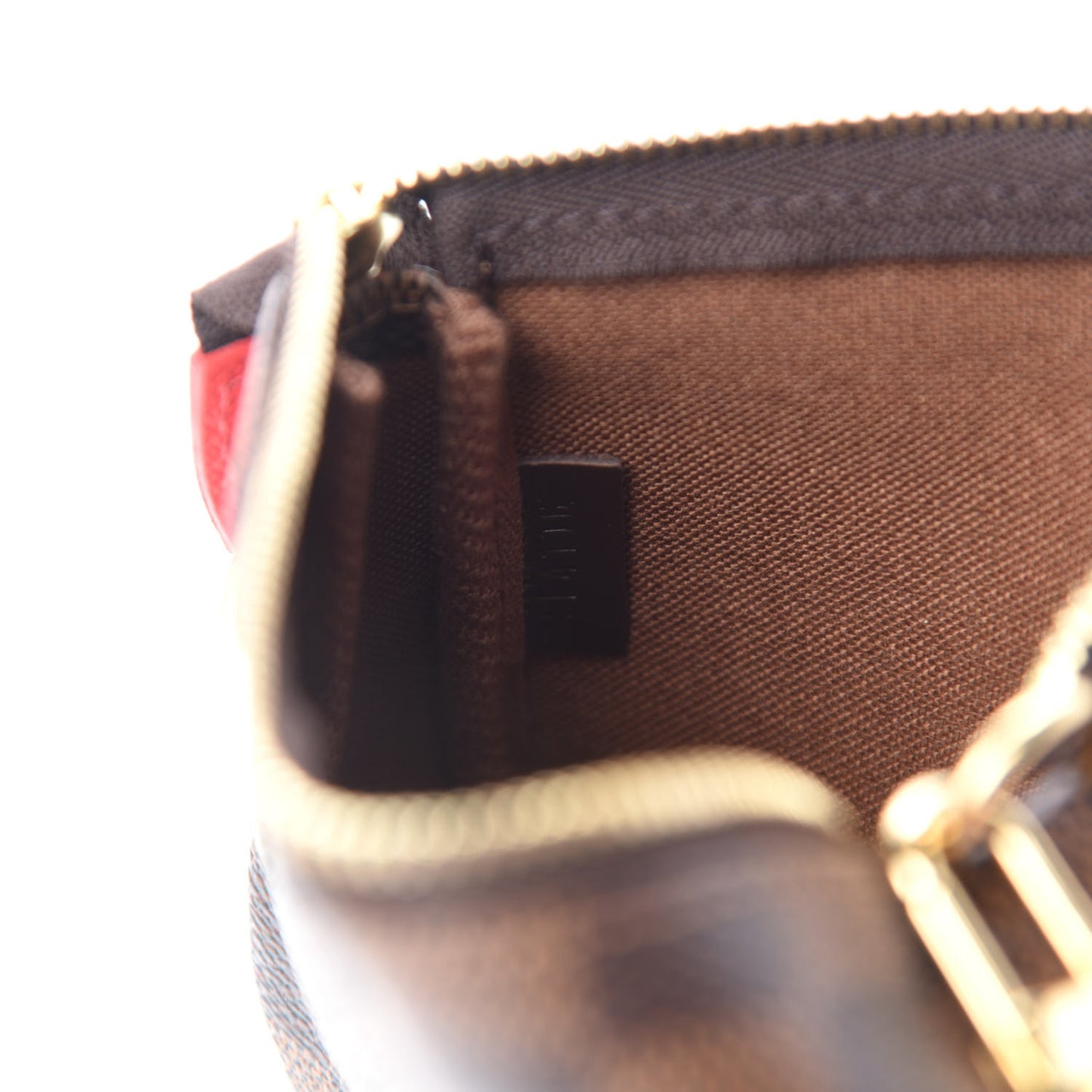 Damier Ebene 2016 Christmas Animation Mini Pochette Accessories