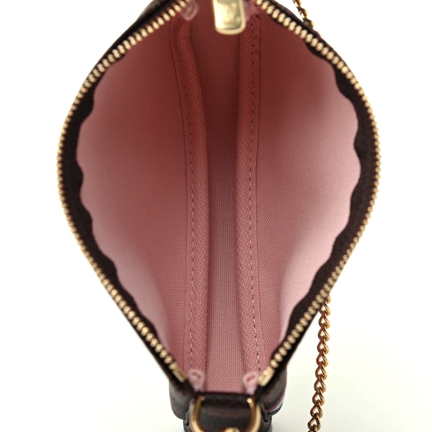 Louis Vuitton Damier Ebene 2020 Christmas Animation Big Wheel Mini Pochette Accessories Rose Ballerine 5 of 8