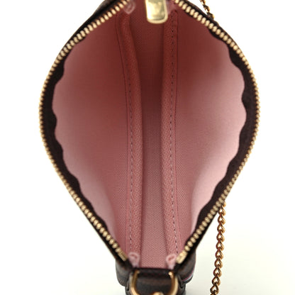 Louis Vuitton Damier Ebene 2020 Christmas Animation Big Wheel Mini Pochette Accessories Rose Ballerine 5 of 8