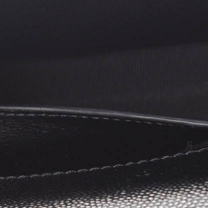 Saint Laurent Grain De Poudre Classic Monogram Kate Clutch Black 8 of 8