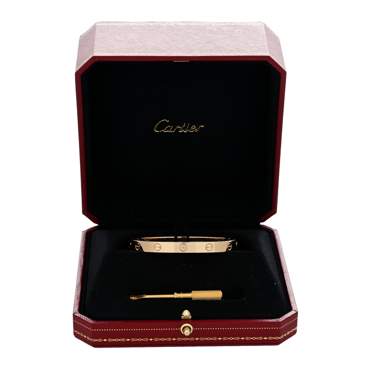18K Yellow Gold LOVE Bracelet 17