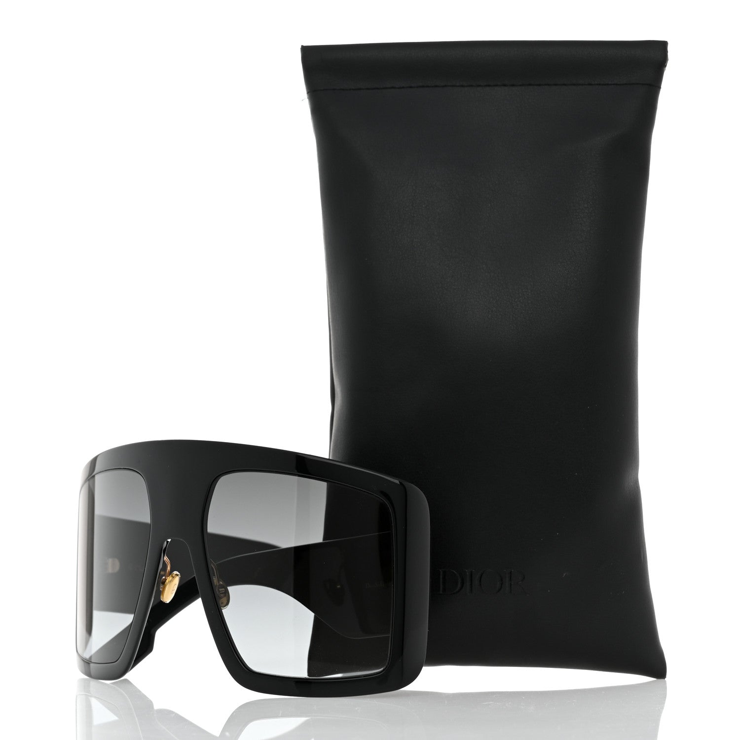 Christian Dior Acetate DiorSo Light 1 Shield Sunglasses Black 9 of 9