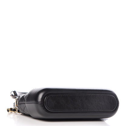 Chanel Aged Calfskin Quilted Small Gabrielle Clutch With Chain Black 5 of 14