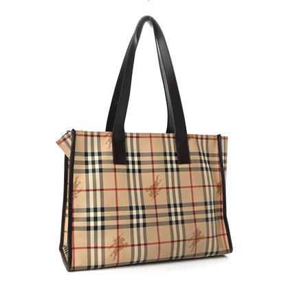 Burberry Haymarket Check Tote Chocolate 2 of 13