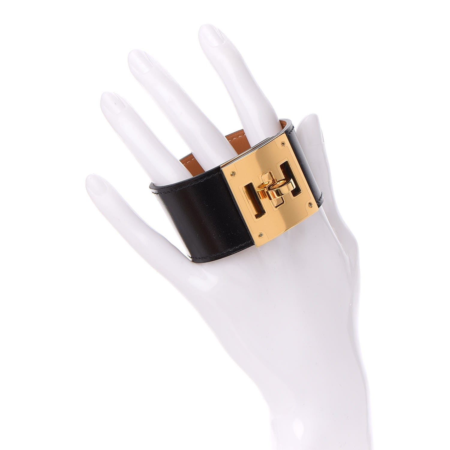 Hermes Box Kelly Dog Bracelet Black 2 of 4