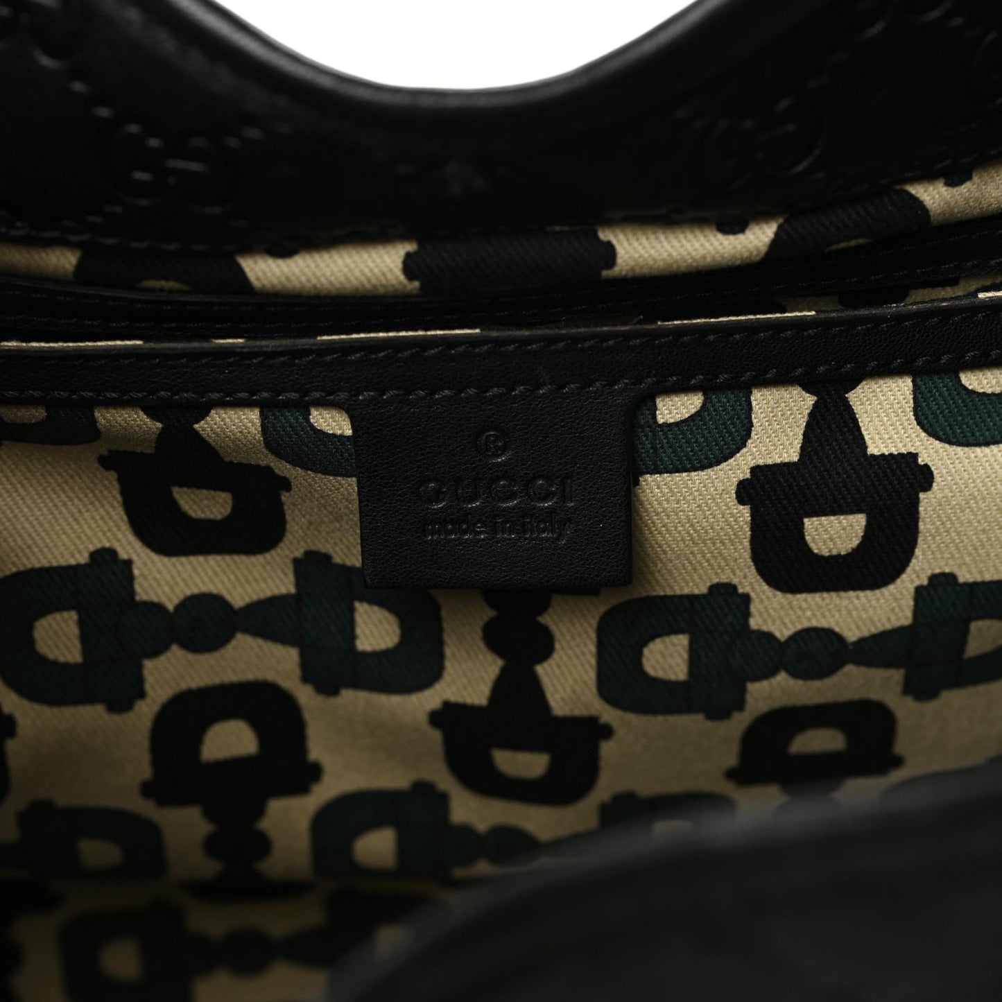 Guccissima Medium Joy Shoulder Bag Black
