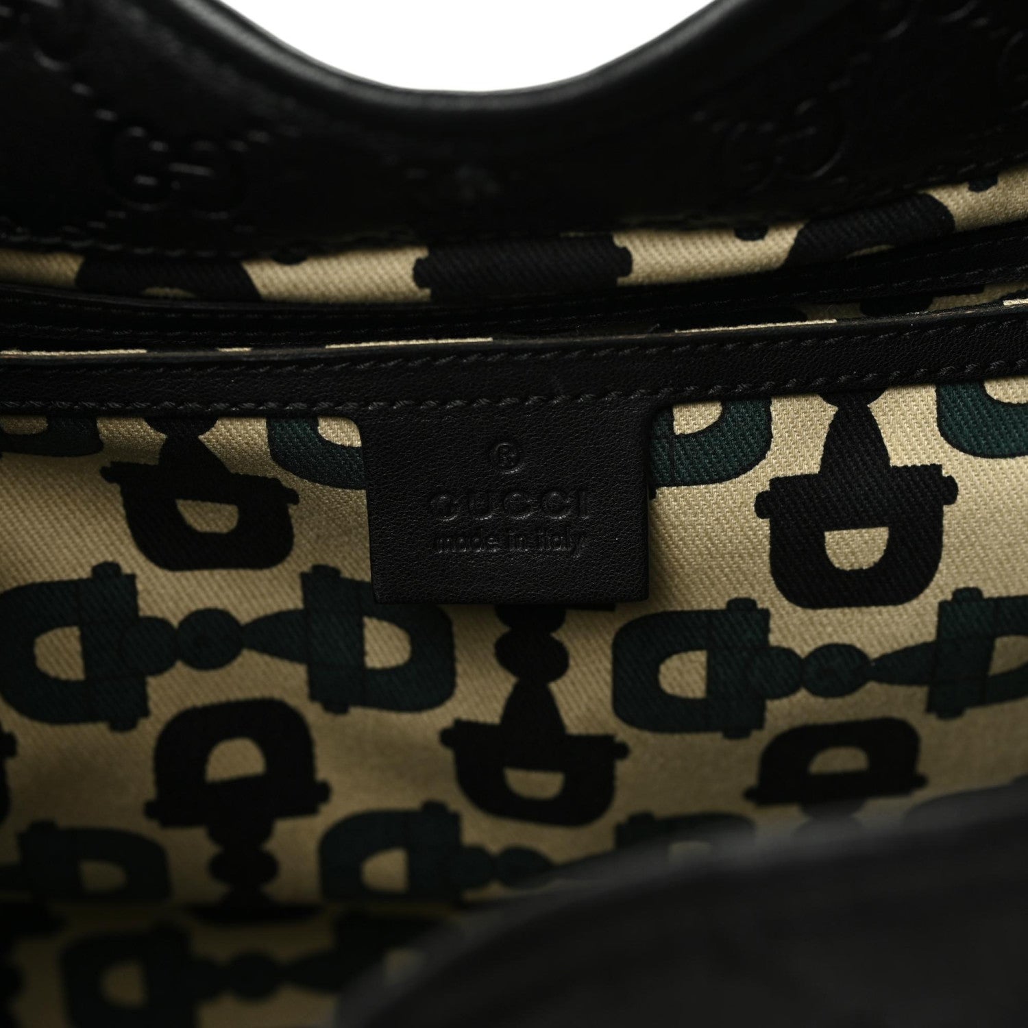 Gucci Guccissima Medium Joy Shoulder Bag Black 8 of 10