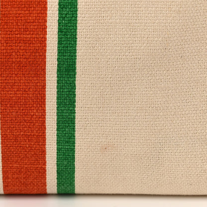 Gucci Linen Heavy Canvas Textured Dollar Calfskin Web Large Retro Interlocking G Foldable Tote Light Beige 11 of 11