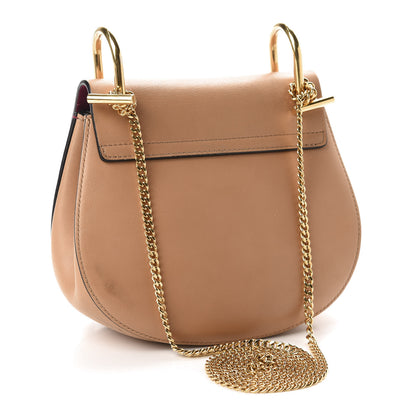 Chloe Suede Smooth Calfskin Lambskin MIni Drew Shoulder Bag Misty Beige 3 of 12