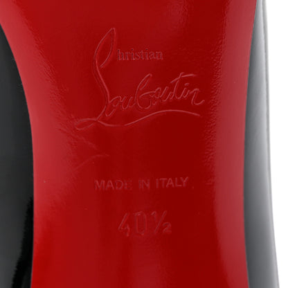Christian Louboutin Patent Decollete 554 85 Pumps 40.5 Black 7 of 10