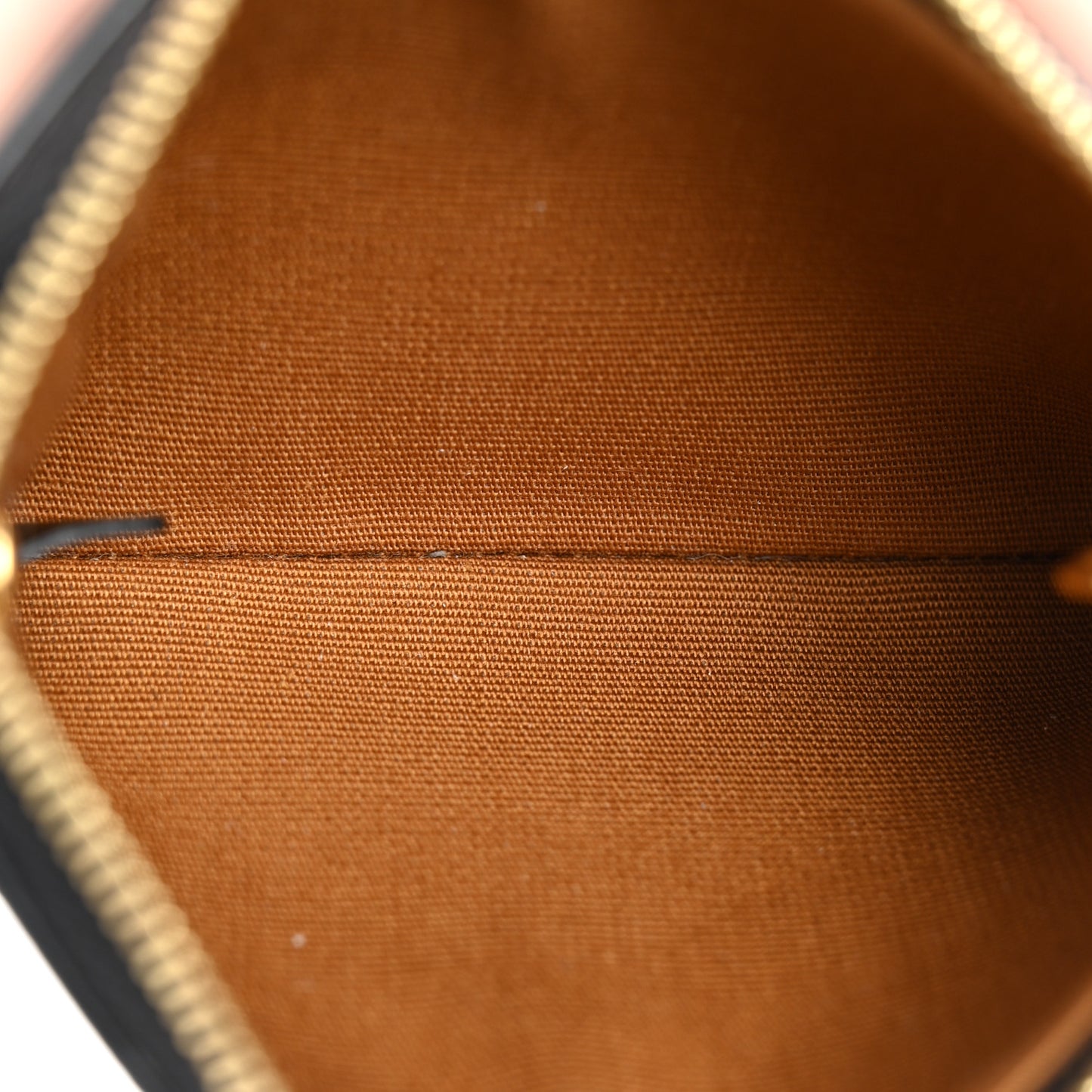 Triomphe Canvas Coin and Card Pouch With Hook Black